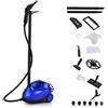 SOARS Pulitore a Vapore Portatile 2000W, Pressione del Vapore: 4 Bar, Massimo 108℃, Preriscaldamento: 5-6 Min, Serbatoio dell'Acqua: 1,5L, con 19 Accessori, per Divano, Pavimento, Finestra (Blu)