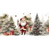 TAPPETIK Tappeto natalizio, Passatoia in Stampa Digitale NATALE Alta qualità, Ampia Gamma di Colori e Disegni (Serie Digit NATALE) - Disegno Natale Gnomi vari (Natale 127, 52x140 cm)