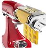 YMYGCC Macchine per Pasta a Mano Ravioli Maker Attacco for Stand Mixer Pie Pasta Roller creatore della tagliatella della Famiglia della Macchina in Acciaio Inox 54