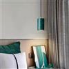 TaleTre Lampada a sospensione in vetro di marmo verde - Lampadario moderno in rame for cucina, sala da pranzo, camera da letto e altro ancora(Green)