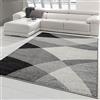 Teppich-Traum Tappeto da Soggiorno moderno con motivo astratto | facile da pulire | grigio crema Größe 240x330 cm