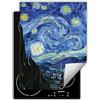 DarHaus Coperchio Piano Cottura 40x52 cm Cucina Copri Fornelli Tappetino Induzione Antiscivolo Piastra Protezione - blu - immagine