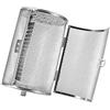 Wifehelper Acciaio inossidabile Girarrosto Grill Roaster Tamburo Forno Cesto Bakeware Forno Arrosto Cottura Noci rotative Fagioli Cestello per arachidi Barbecue Grill 12 * 18 cm