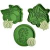 Tagliabiscotti.it - Sicilia Set (Trinacria - Pupo - Limoni) - Cookies Cutter - Formine Stampi per decorazione biscotti in pasta di zucchero - dimensione 7cm