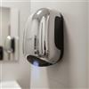 HDcasa Asciugamani Elettrico Automatico Vama Smart Jet Mini 900W LF, Riscaldamento Rapido, Termoarredo Bagno Compatto Fai da Te Made in Italy, arredo Bagno, Aria Calda, Cromato Lucido