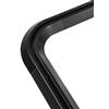 ACHZYFT Binario Per Tende A Soffitto Ultrasottile, Connettori Angolari, Bastone Per Tende Divisorie, Binari Per Tende In Alluminio A Forma Di V, Fornito Con Binario, Ha(Size:Connettore ad angolo,Color:Nero)