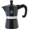 FOREVER Caffettiera Moka Alluminio, Miss Moka Prestige 'Noblesse', Caffettiera Moka per Casa, Caffettiera Portatile per Viaggio, inclusa Guarnizione in Silicone (2 Tazze)