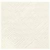 RugVista Tuscany, Tappeto, Moderni, 200 x cm, Quadrata, Pelo medio, Lavabile solo a secco, oeko_tex_100, Bianco crema