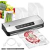 Reemix Macchina Sottovuoto, Reemix 8-in-1 Macchina Sottovuoto per Alimenti con Potente Aspirazione 65 KPA, Sottovuoto con Lama Integrata, 20 Sacchetti & Tubo Accessorio, Luci LED, Facile da Pulire