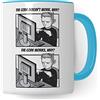 Pagma Druck Tazza regalo per computer The Code doesn´t work, idea regalo per programmatore, tazza da caffè, informatico, programmazione, tazza da tè con scritta umoristica (bianco/blu)