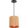 LIGKIN Lampade a Sospensione Rattan Lampadario Vintage E27 Boho Plafoniera Retro, Ø15cm Paralume Metallo e Corda di Canapa Illuminazione per Ristoranti, Salotti, Cucine, Caffè