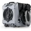 SOARS Deumidificatore Elettrico 85L/Giorno, Deumidificatore Industriale Professionale con Pompa di Scarico Automatica, Tubo di Scarico, Timer 24 Ore, per Cantine, Fabbriche, Magazzini (Grigio)