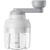 Generic Mini tritatutto manuale, mini tritatutto a manovella, frullatore per aglio senza fili per gli appassionati di preparazione e cucina, strumento compatto per integratori da cucina, sicuro e affidabile