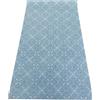 LaVelahome Tappeto in Vinile Proteggi Pavimento Moderno per Cucina e Living - PVC Impermeabile Antigraffio (100_x_240_cm, Arabesco Verde)