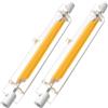 CLAR - Lampadina R7S LED 118mm, Lampada R7S LED 118mm, Alogena, Alogena Equivalente, 13W (Pack 2)