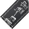 Olivo Tappeti OLIVO.shop Tappeto Cucina Antiscivolo Lavabile, Passatoia Cucina Pvc, Tappeto Corsia per Cucina, Tappeto Cucina in Pvc Gomma JOKE (COFFEE, 50x290 cm)