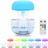 Yuattory Umidificatore Cloud Rain per acqua, diffusore di olio per aromaterapia Cloud Rain con luce LED a 7 colori per casa ufficio