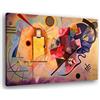Printerland Quadro Moderno KANDINSKY Quadri moderni da Parete grande XXL Stampa su tela Canvas Decorazione muro Murale pittori arte Soggiorno Arredo Camera da letto Cucina (Kandinsky II, 30x40 centimetri)
