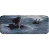 A.Monamour Tappetino per Il Bagno Antiscivolo Assorbente Morbido Sirena E Il Pirata A Vela Lavabile Tappeto Tappetini Doccia Passatoia da Cucina Zerbino Tappeti Cameretta 40x120cm