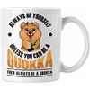 Trendation Divertente regalo per tazza quokka per gli amanti dei quokka (Bianco/Weiß)