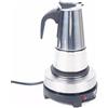 Gaabungky Caffettiera classica in acciaio inox, 500 W, 220 V, struttura stabile, funzione potente 200 ml/300 ml, caffettiera moka leggera e portatile per cucina (caffettiera da 200 ml)