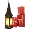 Generic Luce notturna natalizia per chiesa, lampada luminosa a batteria, lanterna ornamentale, bomboniera per decorazioni natalizie, regalo per colleghi, amici, familiari e bambini