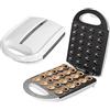 Zilan Panetteria di noci | Oreschki Maker | Manici Cool Touch | 1400 Watt | Rivestimento antiaderente | Oreschniza | Piastra per waffle | Noce magica | Nut Maker | Oreschkis