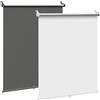 WOLTU Tenda a Rullo per Interni, Klemmfix Senza Forare con Morsetti, Tenda Oscurante Avvolgibile per Finestre e Porte, Protezione Solare, Cordless, 95x150 cm, Bianco