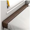 ELYSYSRL Riempitivo per Materassi, Letto Gap Filler Cuscino, Cuscino per Testata, Connettore per letto Doppio/Materasso, per Riempire lo Spazio tra la Testiera e il Materasso(Coffee,180x5x15cm)