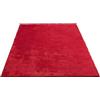the carpet Relax Tappeto moderno a pelo corto, soggiorno, fondo antiscivolo, lavabile fino a 30 gradi, morbidissimo, aspetto pelliccia, Rosso, 140 x 200 cm