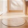 jiajulashou123 Tappetino Trasparente per Sedia Office Rotondo Tappetino per Pavimenti Duri da Ufficio Antiscivolo Tappetino per Protezione del Pavimento Tappeto per Sedia Gaming (50cm,1.5mm)