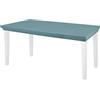 Morbidissimi Copritavolo Elasticizzato Comfort Dimensioni Varie Z443 12 posti Azzurro