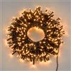 BAYNOS Catena di Luci Esterno/Interno 9M 100 LED, Stringa per Albero di Natale con cavo verde, decorazioni luminose impermeabile IP44, luminarie con 8 Modalità per Decorazioni Giardino (Bianco Caldo)
