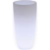 Danieli Lampada Vaso Luminoso da Giardino Cypress a LED | in Resina Anti-Ingiallimento | Luce Bianco Freddo 5000 k| LED IP67 | Made in Italy | Trasformatore IP20 da 1,2 mt | cm 43x90| kg 5,2
