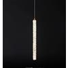 SXYSXYSXY Moderno Cristallo lampada a sospensione LED nordico comodino Camera da letto Lampada Sospesa 10 W Luce calda 3000K per soggiorno isola della cucina soppalco plafoniera 5 * 43 cm