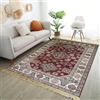 Confezioni Giuliana Tappeto arredo soggiorno classico con frange RUBEN Rosso dis 315-100x140