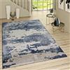 Paco Home Passatoie per soggiorno e corridoio in diversi design, colori e misure, a pelo corto, Dimensione:120x170 cm, Colore:Blu