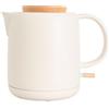 CREATE/KETTLE CERAMIC/Bollitore elettrico in ceramica Bianco sporco/Corpo in ceramica, riscalda in 5 minuti, capacità 1L, sistema di spegnimento automatico, 1200W