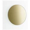 ARHome Specchio Tondo, 60 cm, Bronzato, Specchio da parete rotondo, Made in Italy