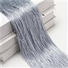SYSUII 2 Pezzi 100 x 200 cm Tenda a Fili Tenda Decorativa Divisorio Tenda per Porta Tenda per Finestra Tende a Fili Tenda Divisoria per Porte, Soggiorno, come Divisorio o Decorazione, Poliestere - Grigio