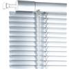 AJTXCSFOQL Tenda Veneziana su Misura Larghezza 30-215 cm Altezza 50-280 cm, Privacy Oscuranti Senza Fori, 25mm Persiane Veneziane Orizzontali per Finestre Interne(Silver)