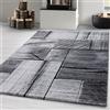 Carpetsale24 Tappeti a pelo corto, colore nero, disegno in legno 3D, 12731, tappeto rettangolare, Tappeto soggiorno, 120 x 170 cm