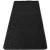 Casatessile Ariel -Tappeto Cucina Made in Italy, Antiscivolo, Lavabile - Passatoia Cucina - Larghezza 50 cm, Lunghezza 150 cm - Nero