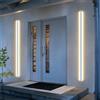 GZZBMY LED Bianco Lampada da Parete Lunga Villa Esterni Luce da Parete IP65 Impermeabile 3000K/4000K/6000K Applique da Parete Moderna Semplice Giardino Illuminazione Parete Portico (Luce Neutra,60cm)