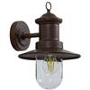 Lindby Applique da esterni dimmerabile (Country) colore Marrone, in Metallo applique lampada LED outdoor per facciata/parete terrazzo e balcone