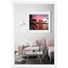 rahmengalerie24 - Cornice portafoto 40 x 100 cm, in legno e vetro acrilico bianco lucido, senza passepartout, per foto o immagini, in MDF, senza immagine Alice