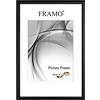 FRAMO Cornice foto 30 x 60 cm in legno massello | nero matt | Colore/dimensione selezionabile | cornici per manifesti | Puzzle | Poster | N°073