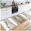 Siunwdiy Tappeto Cucina Antiscivolo Lavabile Tappeto Passatoia Corridoio 1.4 Metri Tappeti Tappeti Stretti Tappeto Ingresso Corridoio per Cucina Bagno Soggiorno Camera da Letto 40X140CM