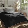 Zelesta Royalbed Piumone 2-in-1 Letto Singolo 140×200 cm - Trapunta e Piumino Reversibile 4 Stagioni, Lavabile 60°, Anallergico, Morbido, Leggero, Premium (Black, 240x200 cm)