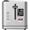 GASTROBACK #42395 - Tostapane digitale 2S, 2 fette integrate, 7 programmi di toast, display LCD conto alla rovescia, 800 Watt, cassa in acciaio inox, colore: Argento